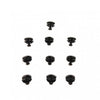 Spece Cap Glass Nut Black 10 PC Fits Nissan Hardbody Navara D21 UTE 1986-97 D05