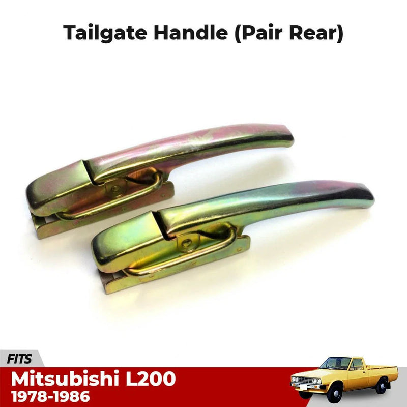 Tailgate Cargo Door Handle Latch Pair Fits Mitsubishi L200 Express Truck 1978-86