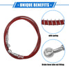 Motorcycle Hydraulic Brake Hose Line Pipeline 175cm 10mm Red