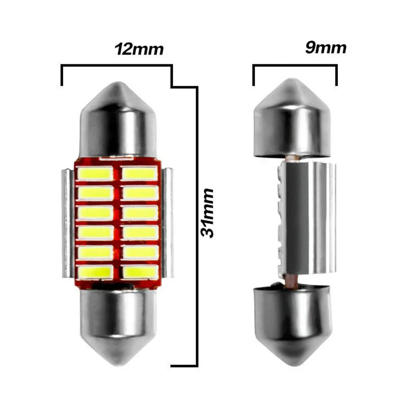 Car 31MM LED BULB C5W C10W 4014 INTERIOR CAR READING LIGHT DOOM LAMP 6500K