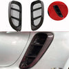 Porsche 718 Cayman 2016-18 Real Carbon Fiber Side Fender Air Vent Cover Trim