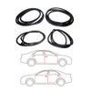 Toyota Crown S50 MS50 MS55 RS50 1967-1971 Rear Door Weatherstrip Seal Set