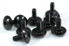 VW Golf 10x Schwarz Aluminium Bolzen m6 x16mm 3mm Schulter Stufen