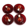 Harley Davidson Road King Amber Turn Signal Light Bulbs & Red Lens Cover (1994-2010)