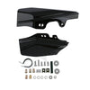 Harley Touring Street Glide Chrome/Black Mid-Frame Air Deflectors (01-08)