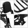 Harley Dyna Street Bob (2006 - 2017) Black Sissy Bar Backrest Luggage Rack
