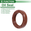 Automotive Oil Seal 25x35x7mm FKM Rubber Rotary Shaft Seal 5 Pcs