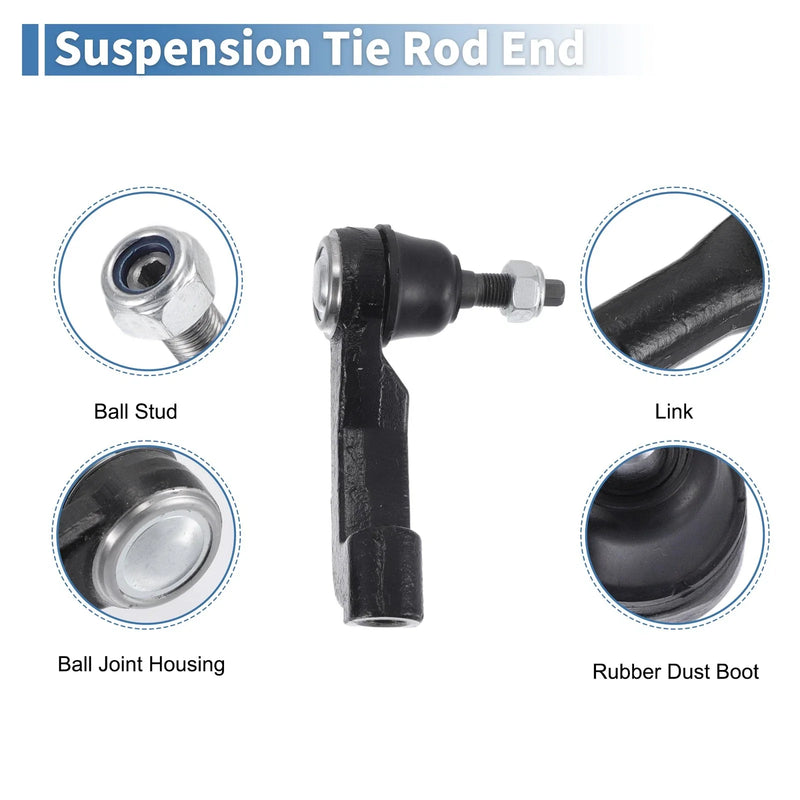 Jeep Dodge 6 x Front Inner Outer Tie Rod Ends (2000-2006)