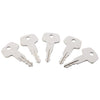 Liebherr J2 Heavy Equipment Fuel Cap Keys w/Ring (5PCS)