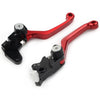 Suzuki DRZ400S / SM / E CNC Red Pivot Clutch Brake Levers (2000-2022)
