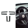 Ford Mustang 3 x Carbon Fiber Interior Steering Wheel Cover Trim (2005–2009)