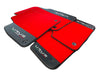 Lamborghini Urus 2018-2024 with Carbon Fiber Leather Red Floor Mats