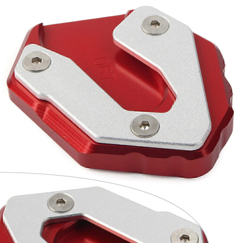 Yamaha MT-09 Tracer XSR 900 CNC Red Side Kickstand Extension Plate