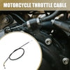 Honda CBT125 37.4" Black Rubber Coated Throttle Cable