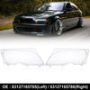 BMW E46 1 Pair Car Front Headlight Headlamp Lens Cover PC Shell (1998 - 2006)