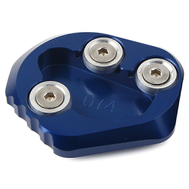 YAMAHA YZF-R6 Blue Kickstand Side Stand Plate Extension Pad (2017-2018)