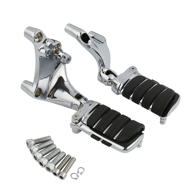 Harley Sportster 883 1200 Chrome Passenger Foot Pegs Mount Bracket (14-22)