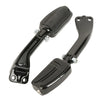 Harley Dyna Super Glide Low Rider Black Rear Footpeg Mount Bracket (06-17)