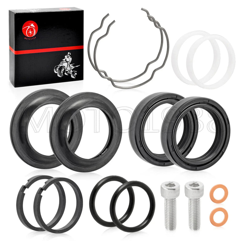 Harley Sportster XL883 / XL1200 / FXD Front Fork Dust Oil Seals Rebuild Kit 39mm