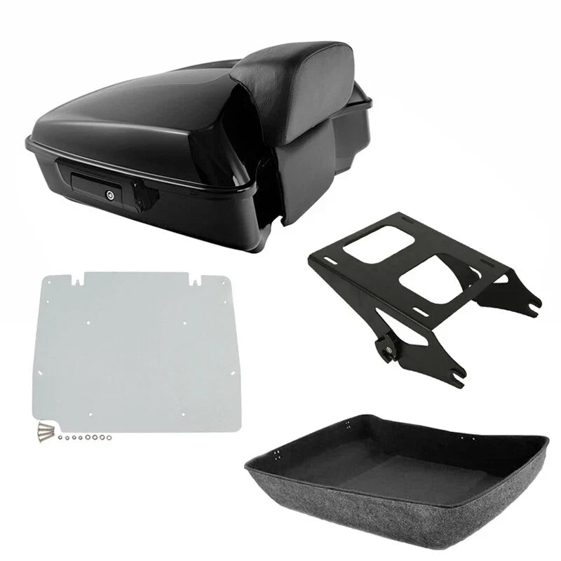 Harley Touring Trunk Backrest Mount Rack Base Plate (2014-2025)
