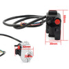Motorcycle Horn Turn Signal Fog Light Headlight BLK Handlebar Switch Button