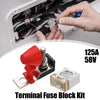 Car Marine Boat 1 Set 125A Terminal Fuse Block 58V