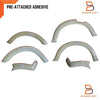 Isuzu D-Max DMAX Ute Pearl White Fender Flares (2020-2022)