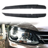 Volkswagen Touran Carbon Fiber Headlight Eyelid Trim Covers (2011-2015)