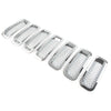 Jeep Patriot 7 Pcs Chrome Front Mesh Grille Cover (2011-2017)