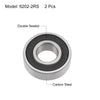 Model 2 x Deep Groove Ball Bearing 15x35x11mm Z2 Sealed Carbon Steel