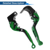 Honda CBR600RR (2007-2016) Green Black Adjustable Brake Clutch Levers