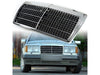 Mercedes W124 E-Class Grille Black Mesh Front Chrome Frame (1985-1995)