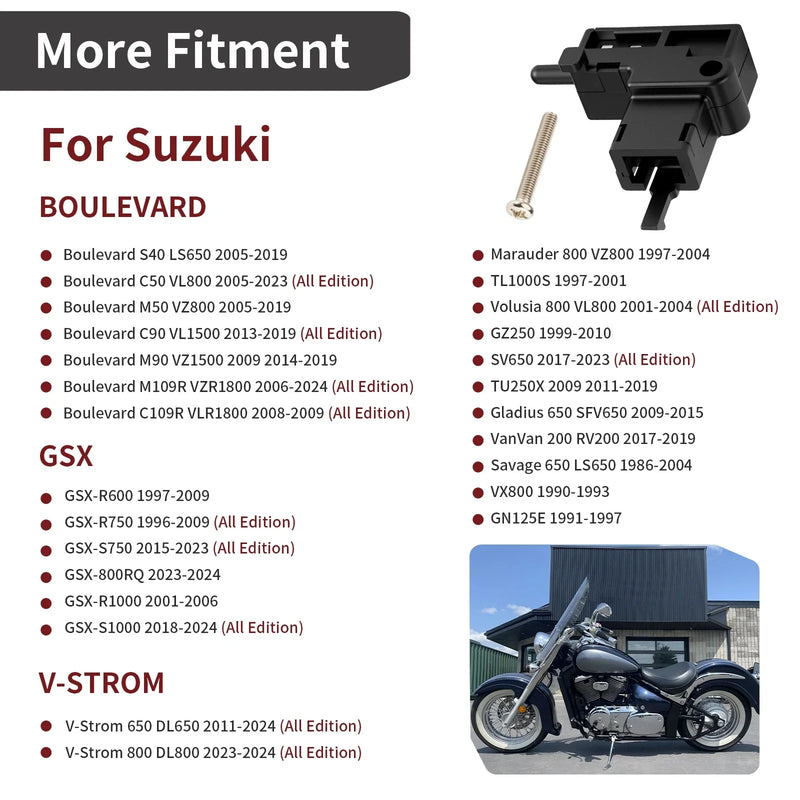 Suzuki Boulevard S40 M50 C50 Left Clutch Lever Switch (2005–2023)