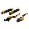 BMW F900R Gold Extendable Brake Clutch Levers & Handlebar Grips (2020-2023)