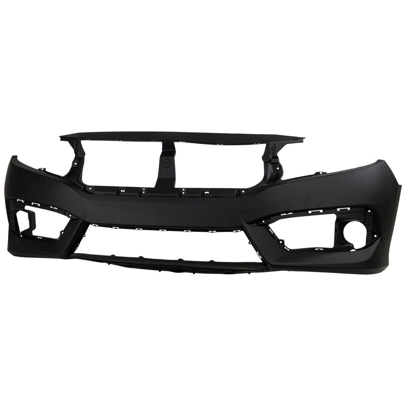 Bumper Cover Fascia Front Coupe Sedan For 2016-2018 Honda