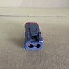 Unknown Make Model 2 x Pins Wiring Harness Connector Plug Socket