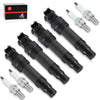 Suzuki Hayabusa GSX1300R 4 x Coils Iridium Spark Plugs (1999–2021)