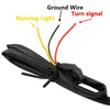 Harley Mini LED Rear Turn Signal Light Orange Lens