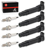 Honda CBR600RR 4X Ignition Coils Iridium Spark Plug (2007–2010)