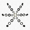 Mitsubishi Pajero NF-NL 6G72 3.0L Fuel Injector Service Kit (2000-2006)
