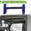 Jeep Wrangler 1987-2021 - Blue Accessories Roll Bar Grab Handles