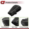 Chevrolet Cruze Pebbled Gear Shift Knob Cover Black/Beige Faux Leather