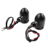 Universal 11 LEDs Black Retro Motor Turn Signal Lights