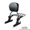 Harley Softail Deluxe Detachable Sissy Bar Luggage Rack Backrest (05-15)