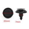 Honda, Mitsubishi 100Pcs Mudguard Bumper Push-Type Clip Retainers