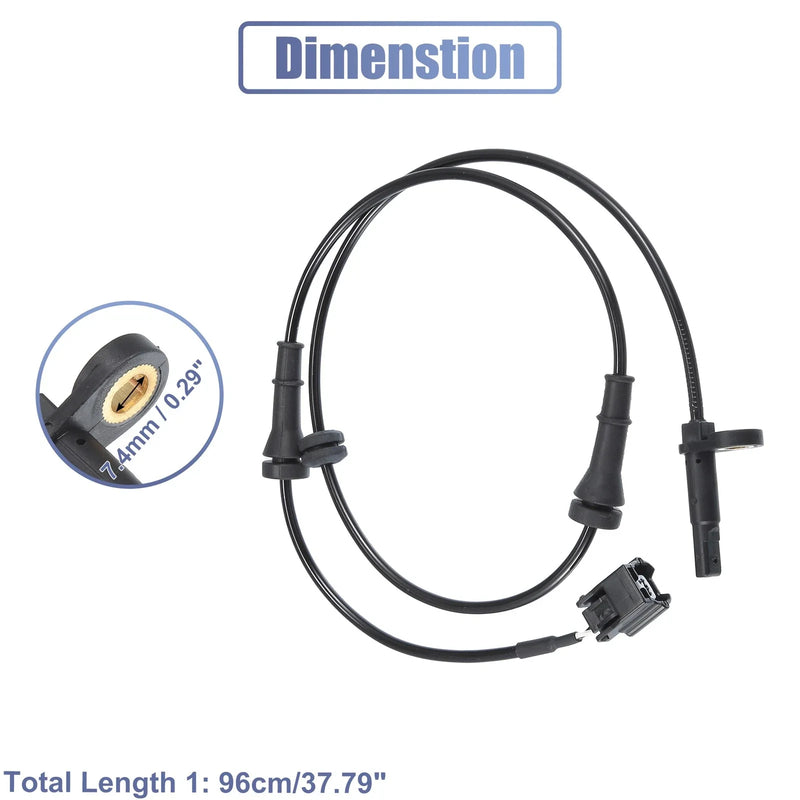 Nissan Front Left Right ABS Wheel Speed Sensor