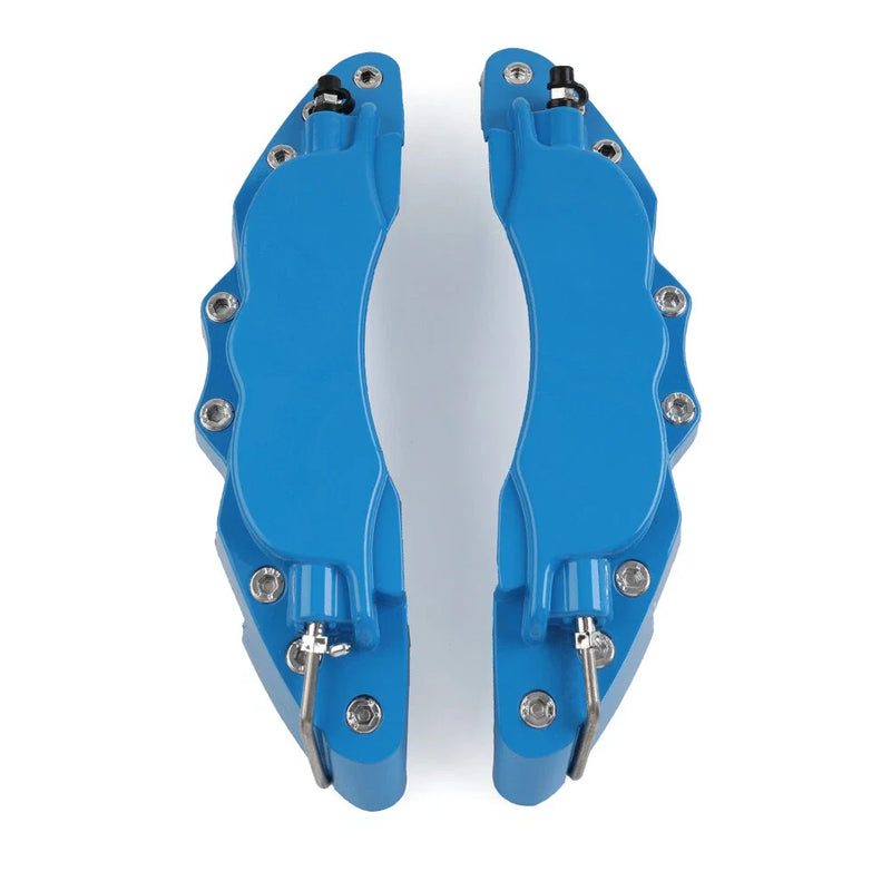 Make & Model 2 x Blue Universal Large Metal Car Disc Brake Caliper Covers