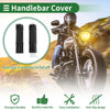 Motorcycle 7/8" 22mm Hand Grips Cover Kit Black