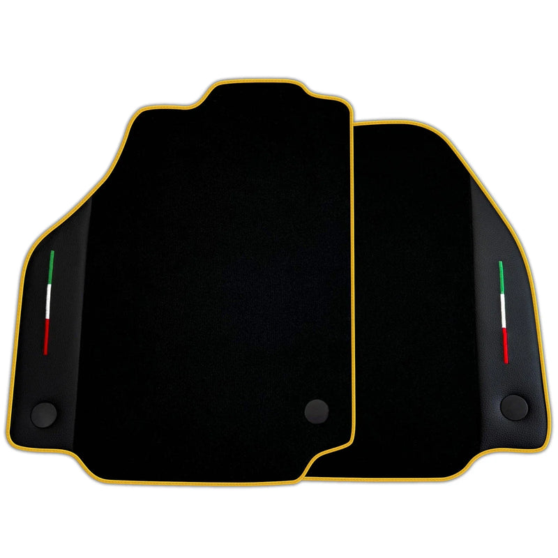 Ferrari 488 GTB Leather Trim AutoWin Floor Mats (2015-2020)