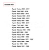 Toyota Tundra, Camry, 4Runner, Tercel, Celica Beige Window Crank Handle (2000-2023)